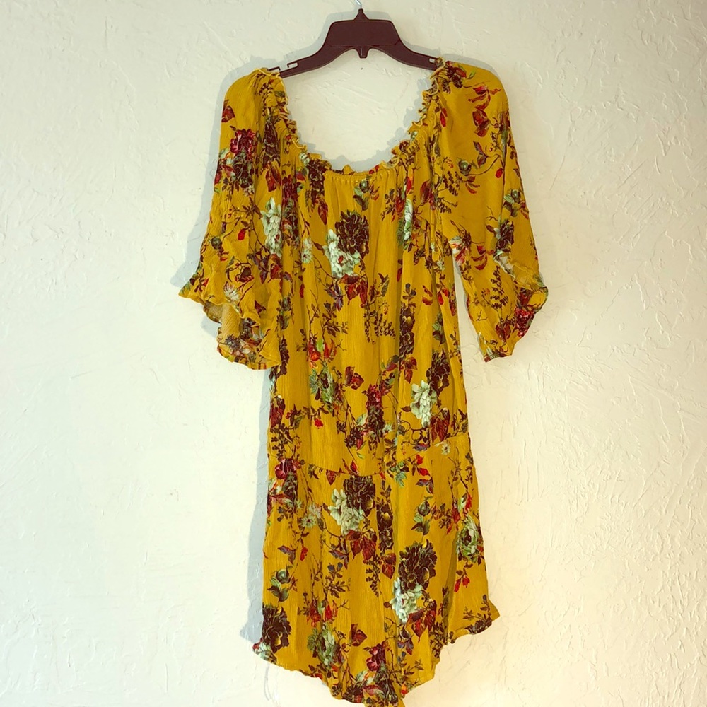 Off the shoulder Romper shorts